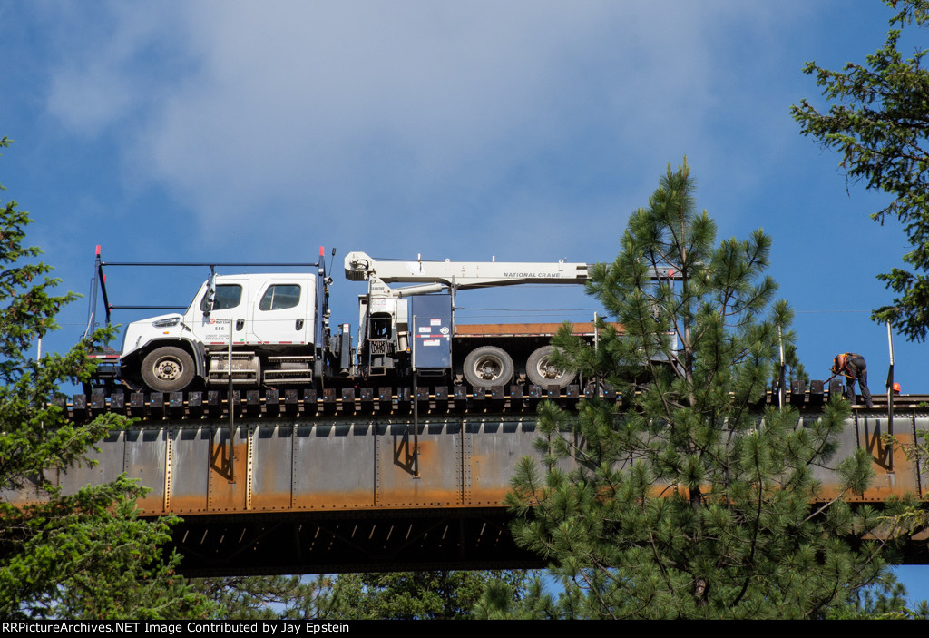 MOW on Fish Creek Trestle